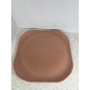 Russel Wright American Modern Steubenville Coral Chop Plate Serving Tray Platter